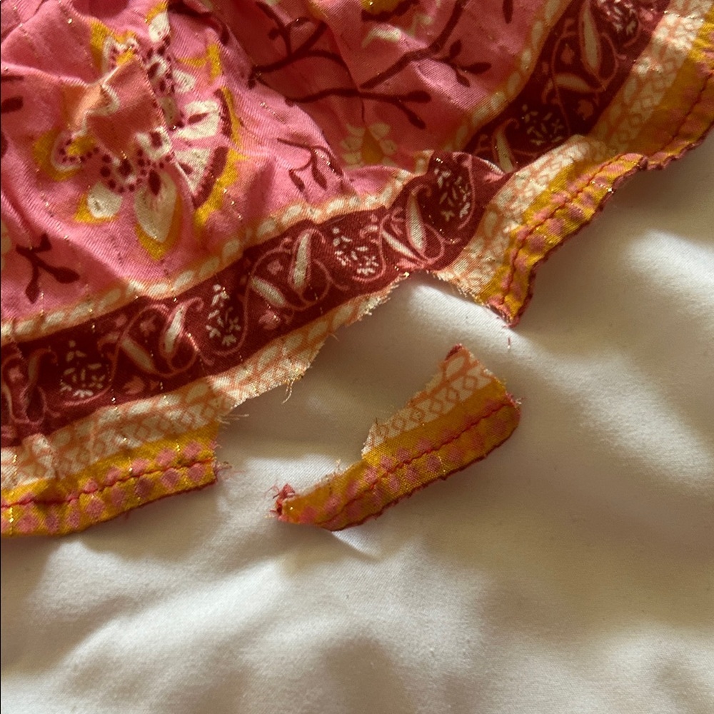 Spell & The Gypsy Floral Red Spaghetti Strap Dress - Picture 7 of 7